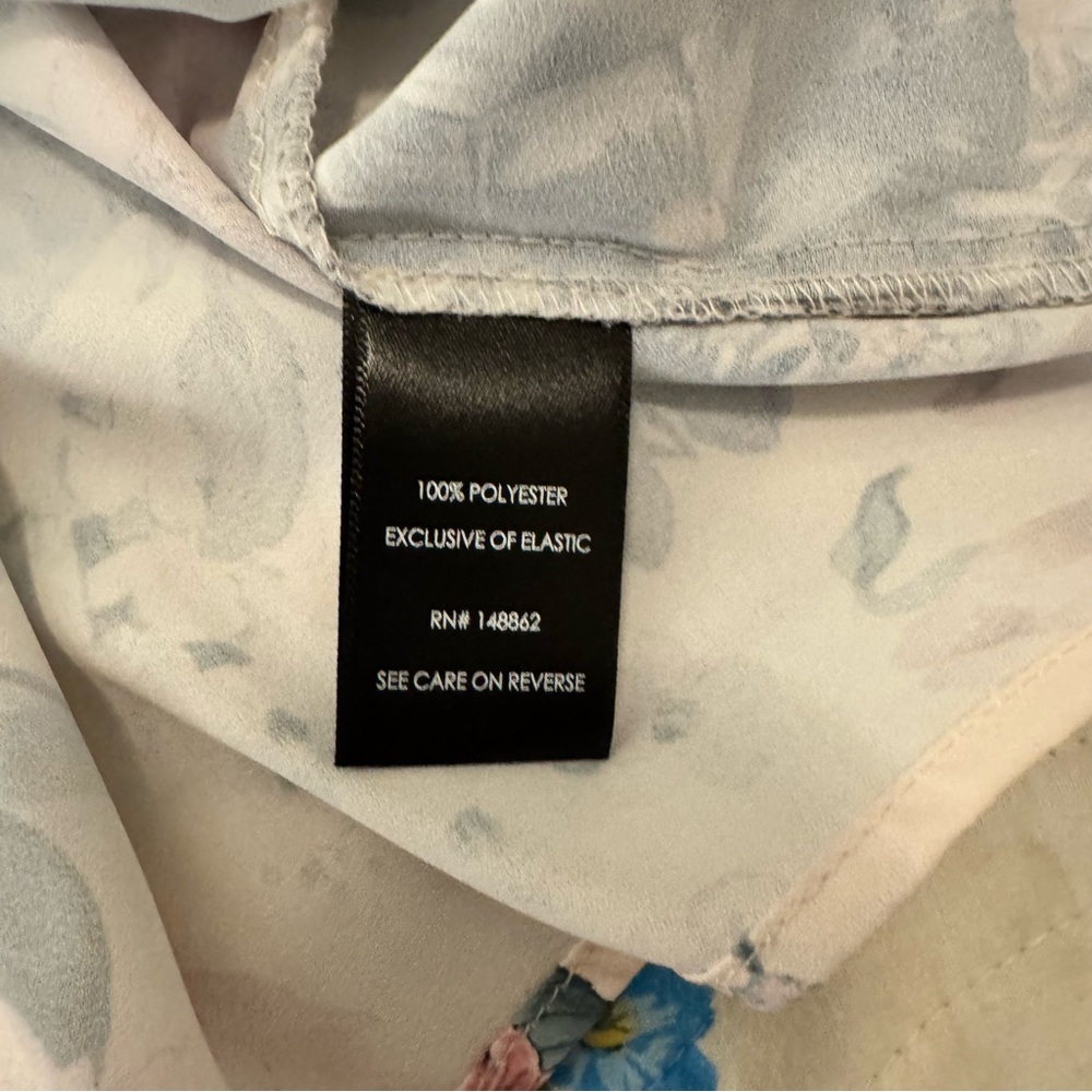 Torrid Floral Blouse - Pink and Blue - Picture 6 of 9